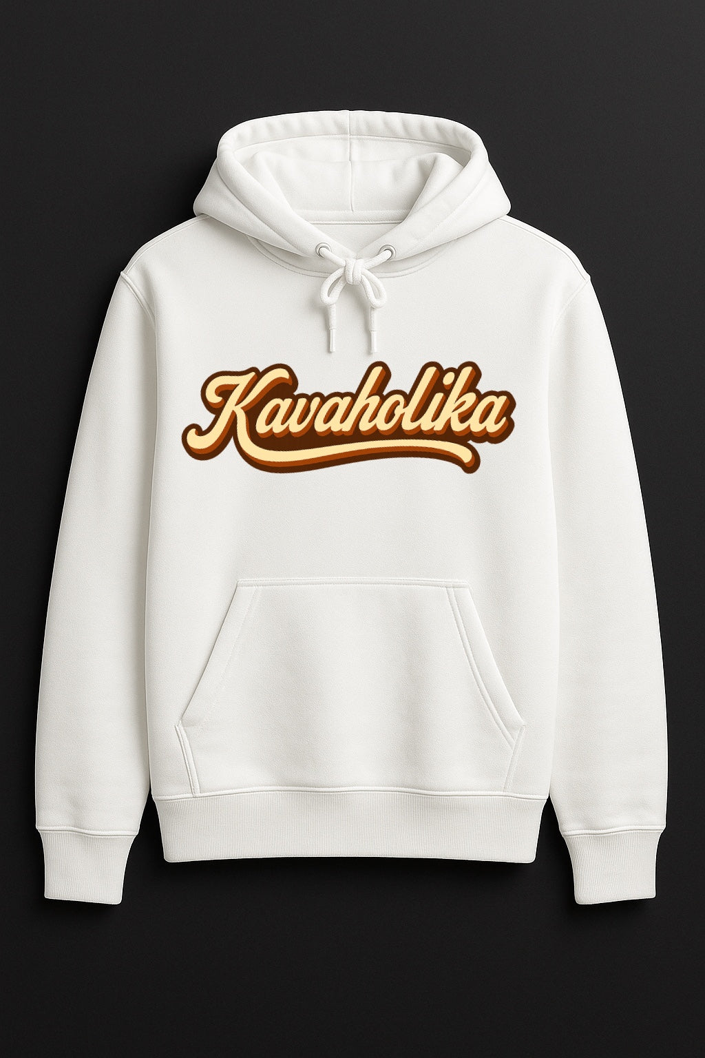 White Kavaholika Classic Hoodie